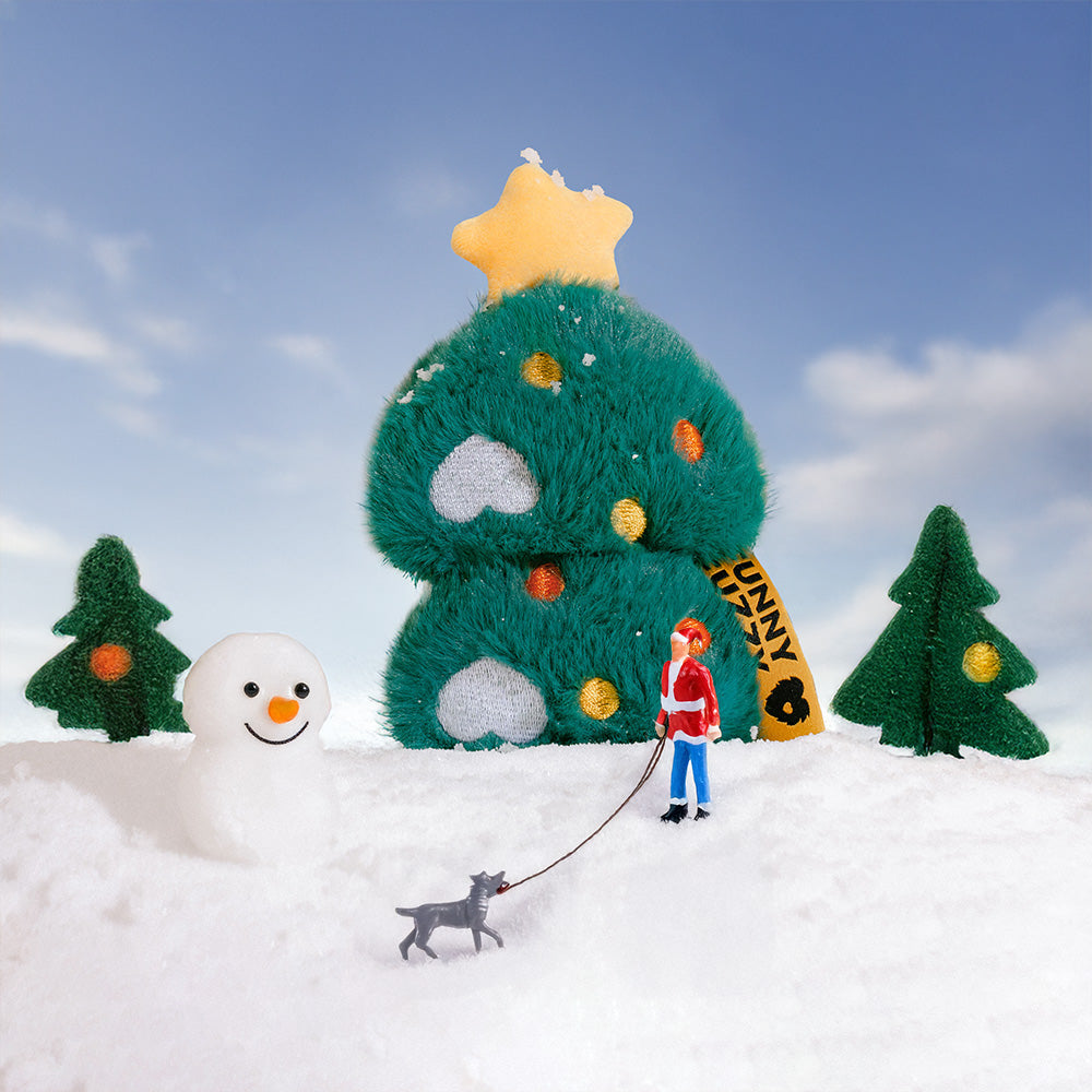 FUNNYFUZZY Giocattolo per cani in peluche con squeak