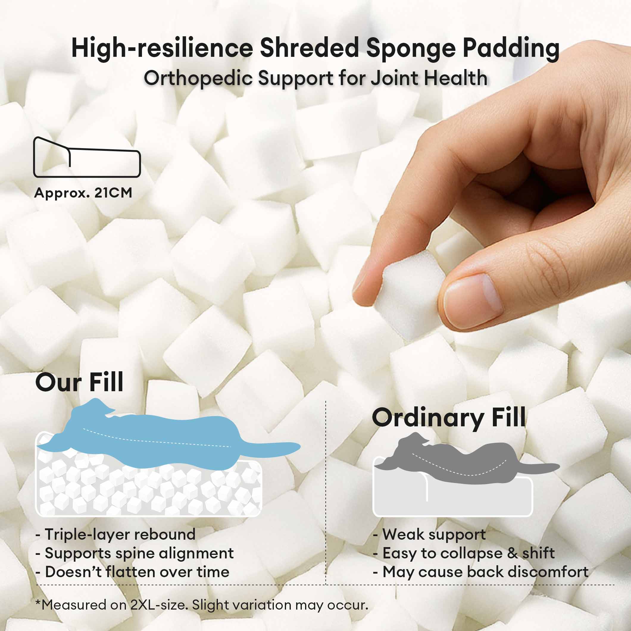 Cuscini per cani personalizzati con spine protettive spesse e resistenti ai graffi