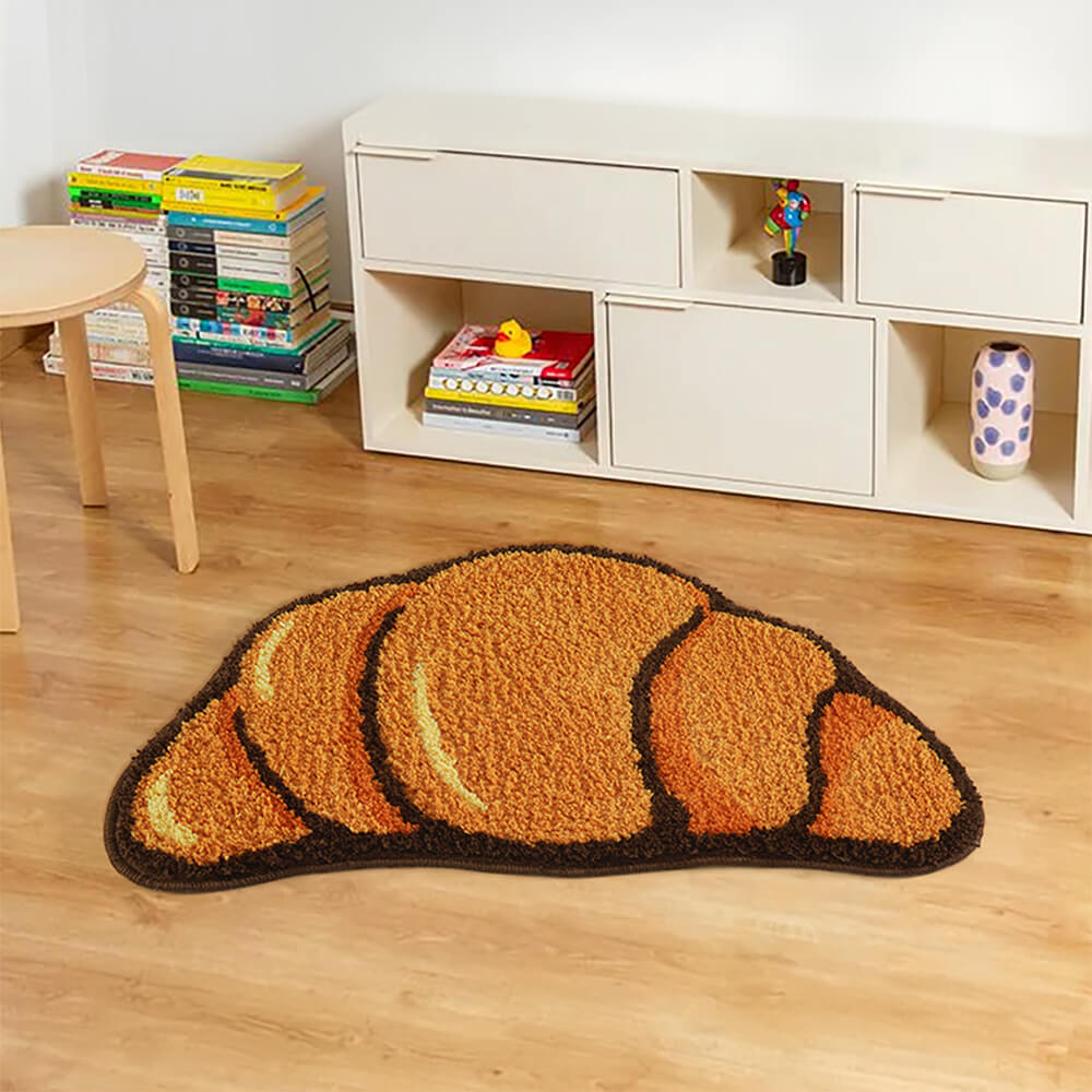 Croissant Microfiber Multi-Functional Decorative Non-Slip Rug Home Rug