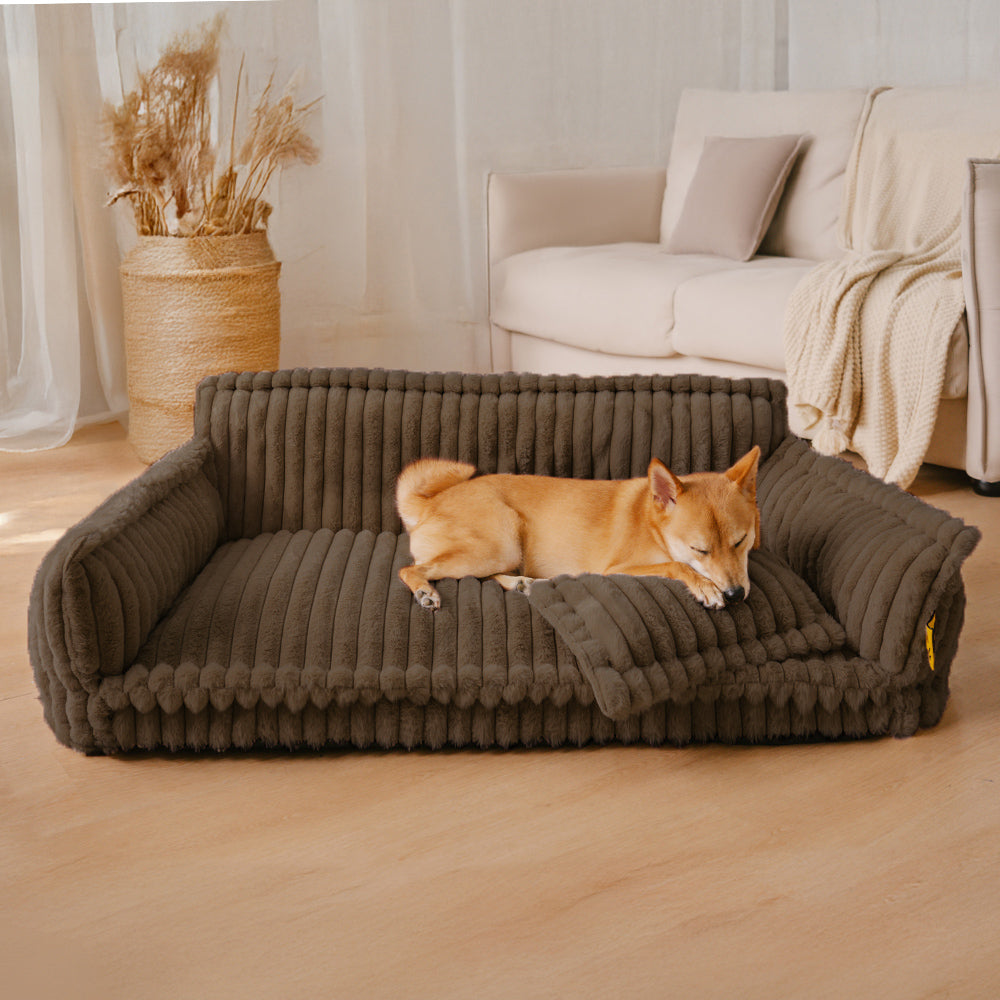 Grande cuscino lavabile per cani, morbido ortopedico, soffice divano letto per cani: sogno snoozy