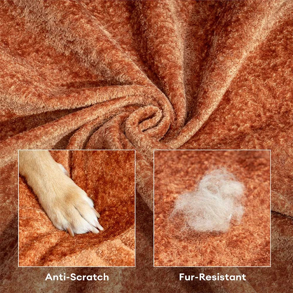 DreamNest – Letto ortopedico a ciambella in velluto con diamanti