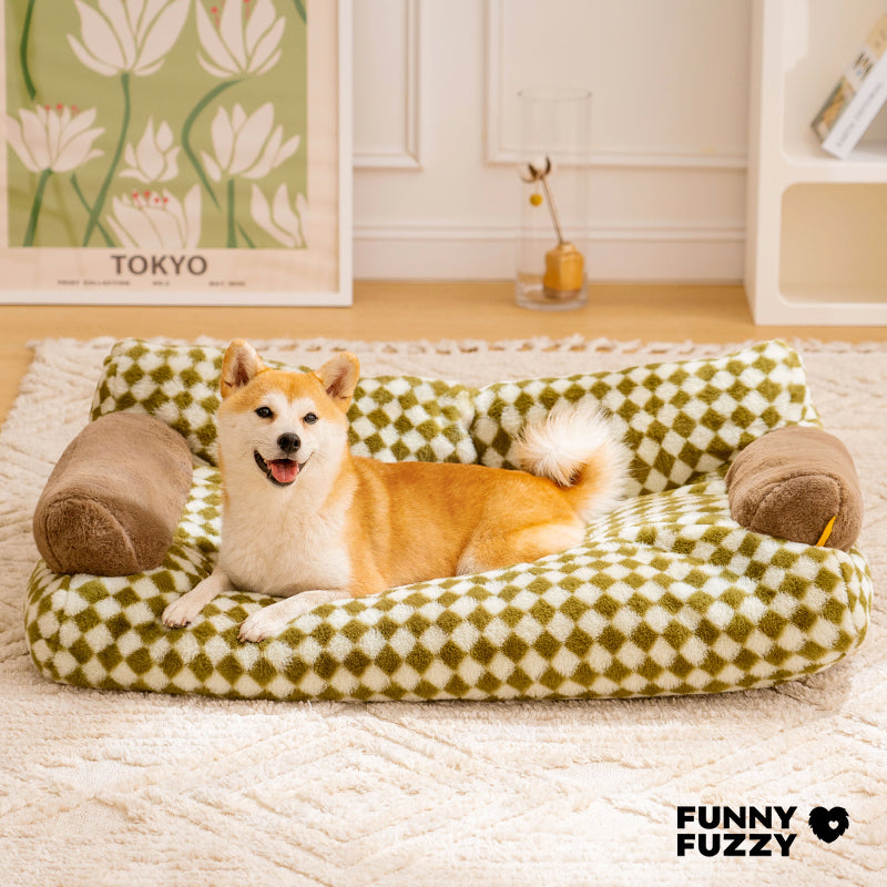 Divano Letto Vintage Leisure per Cani e Gatti con Diamante
