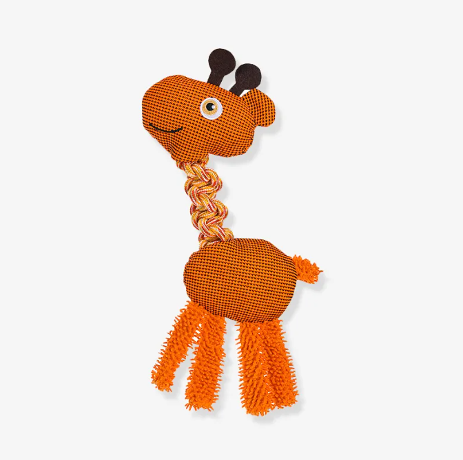 Giocattolo interattivo per cani a corda squeaky - Serie animali