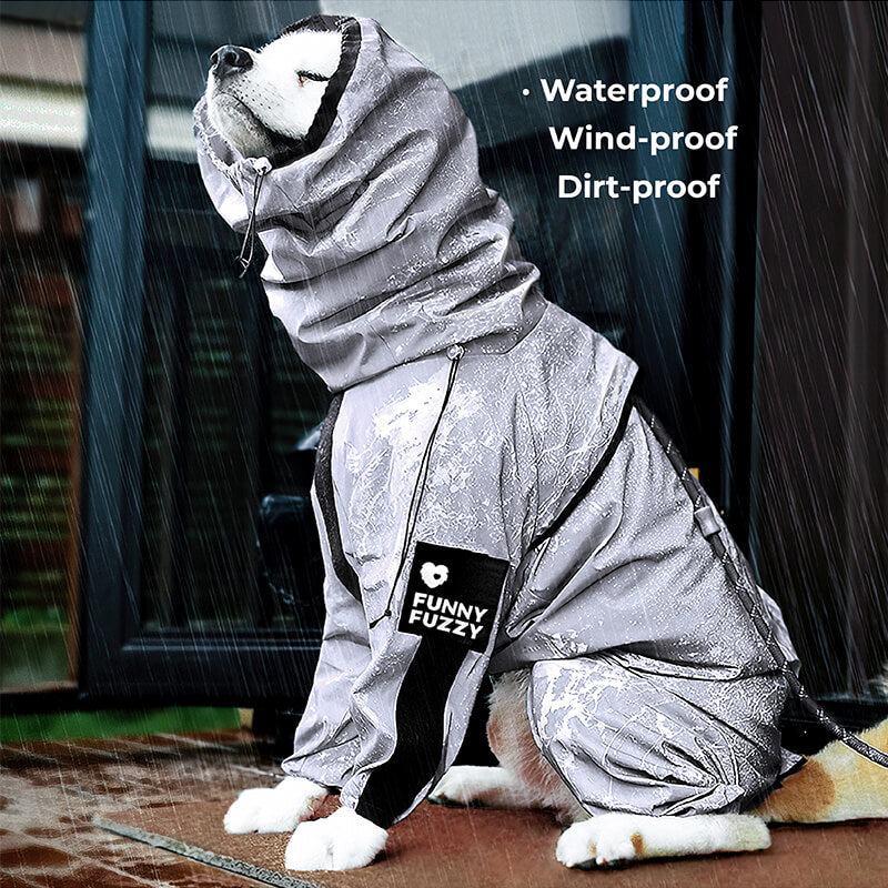 Accessori per cani riflettenti, impermeabili e per tutte le condizioni atmosferiche, giacca antipioggia.