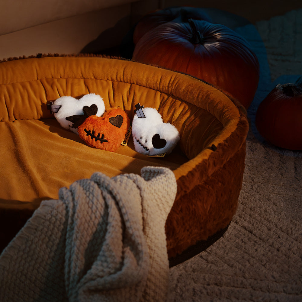 FUNNYFUZZY Giocattolo per cani in peluche con squeak