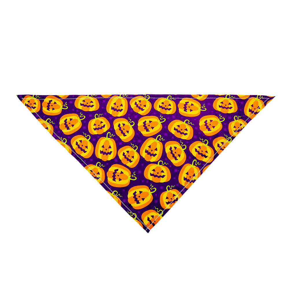 Bufanda triangular para mascotas de Halloween | Calavera, fantasma y calabaza Perro Gato Pañuelo