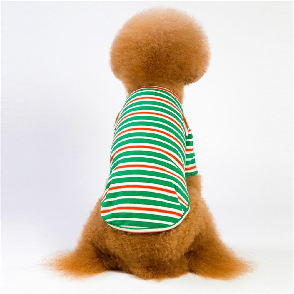 Summer Colorful Striped Fashion Two Legs Pet Dog Clothes