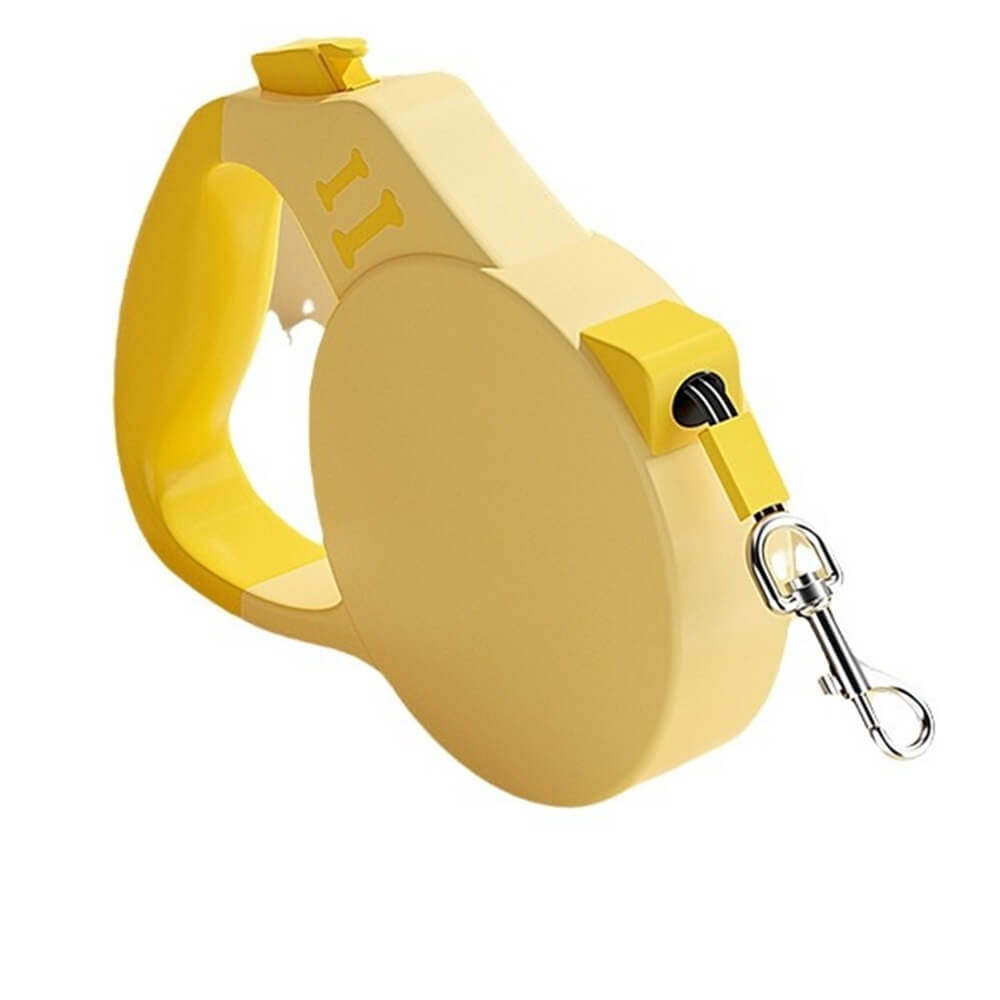 Guinzaglio automatico retrattile portatile per cani di taglia piccola e media