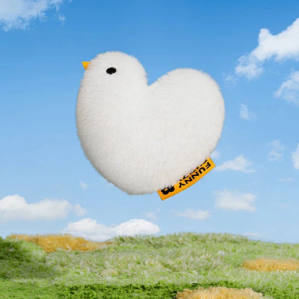 FUNNYFUZZY Giocattolo per cani in peluche con squeak