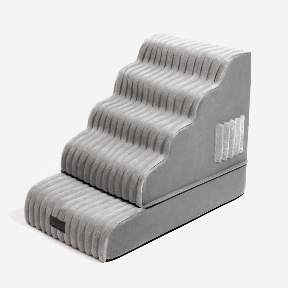 CreamyRamp Scala e Letto per Animali 2-in-1 in Morbido Plush Rimovibile