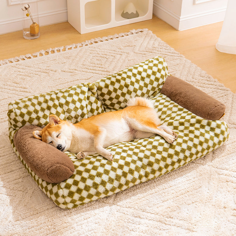 Divano Letto Vintage Leisure per Cani e Gatti con Diamante