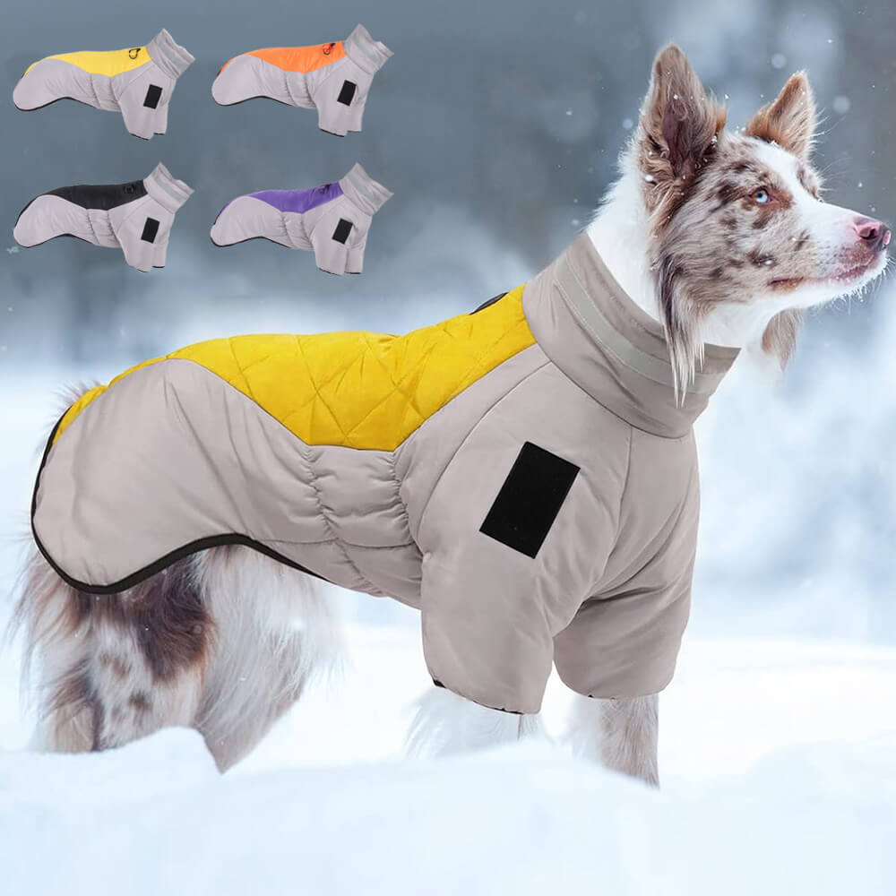 Winterreflektierende, warme Baumwolljacke für große Hunde – geeignet für Outdoor-Abenteuer