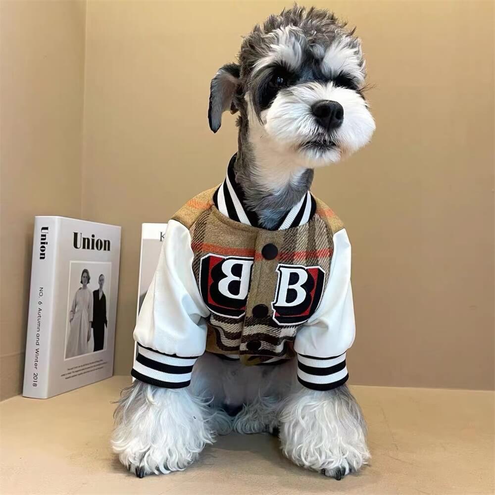 Giacca per cani in plaid – Abbigliamento sportivo e alla moda per cani
