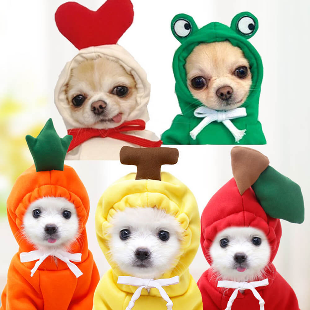 Funny Small & Medium-sized Dog Fruit Animals Pet Clothes