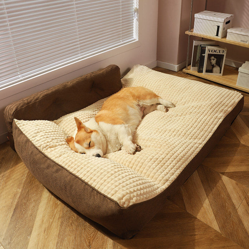 Grande cuscino lavabile per cani e gatti, addensato per tutte le stagioni