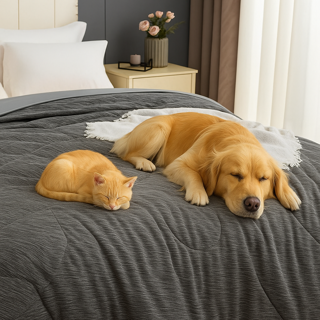 Coperta leggera e traspirante, amica della pelle, per un sonno profondo e rinfrescante