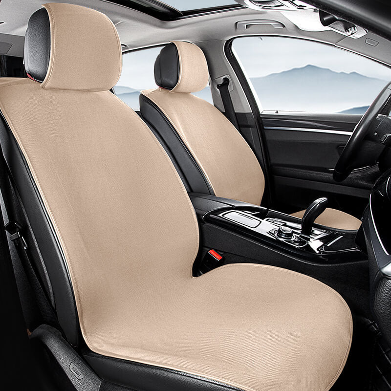 Copertura del sedile anteriore dell'auto in chenille, anti-graffio, traspirante, set completo di protezione
