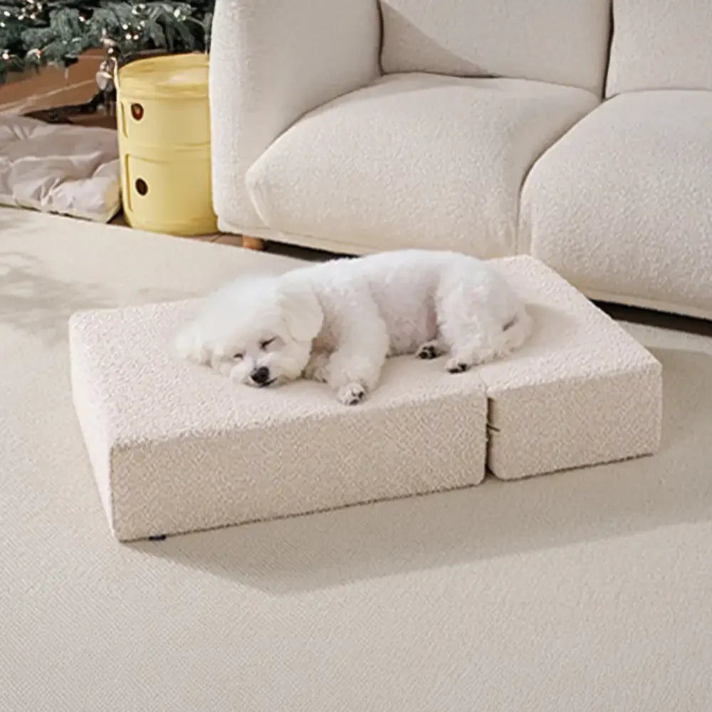 Blocco pieghevole multi-livello in chenille resistente ai graffi per cani