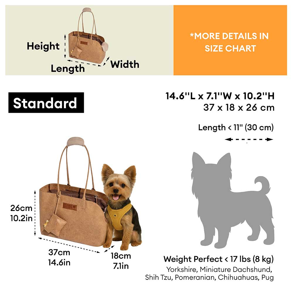 Vogue Trasportino per Animali Domestici Impermeabile Eco-sostenibile Dupont - City Roamer