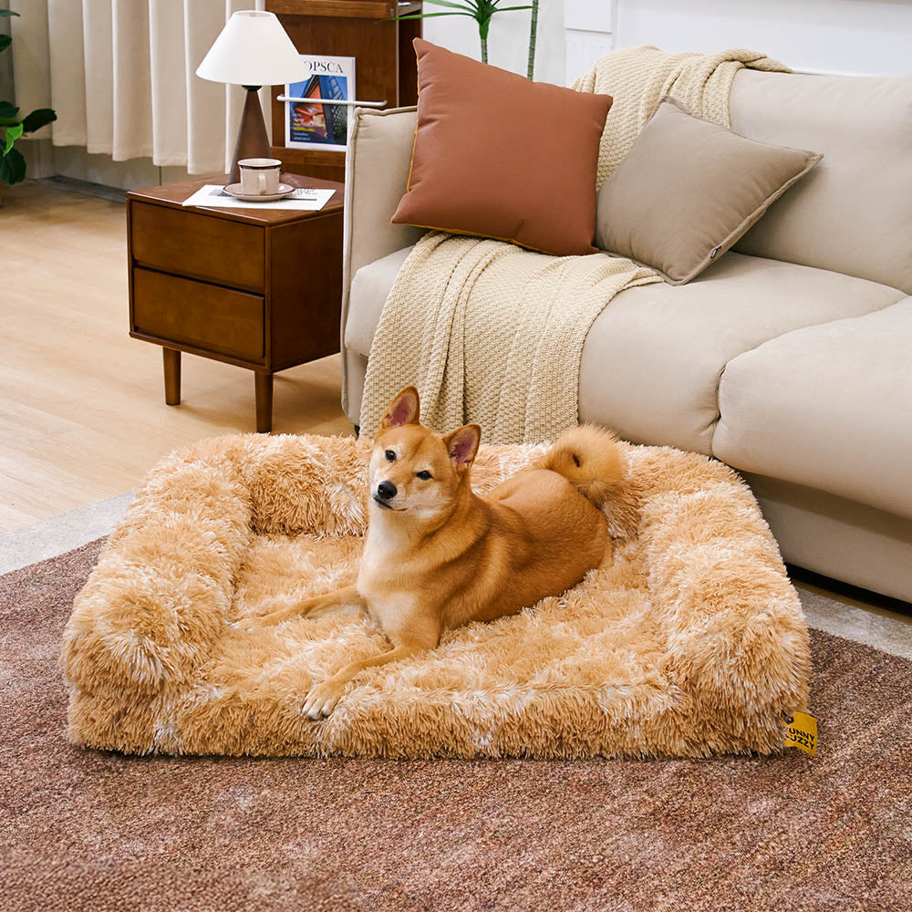 Divano Letto Ortopedico per Cani a Cuscino Classico a Quadri - Comfort Accogliente