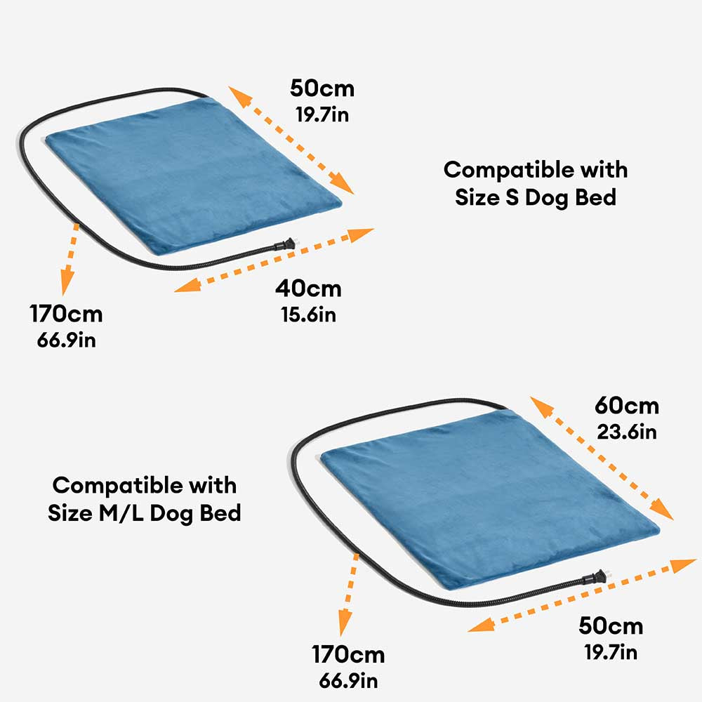 Letto ortopedico per cani a pois classico - Cabina ritirata