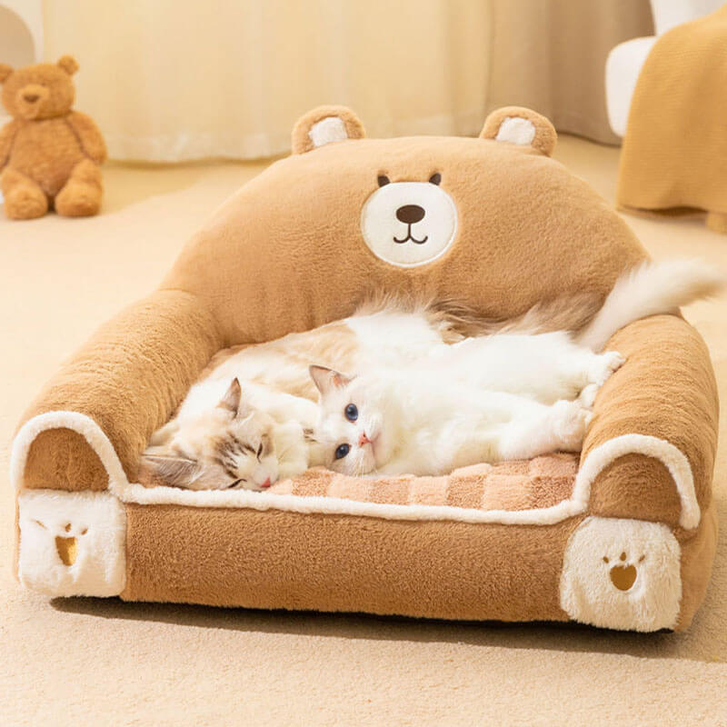 Comodo lettino calmante per animali domestici Adorabile divano letto per cani e gatti