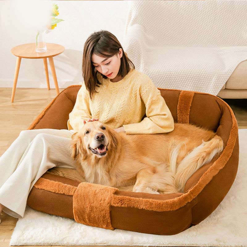 Divano per cani vintage grande accogliente e calmante