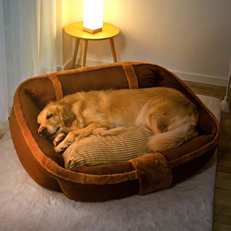 Divano per cani vintage grande accogliente e calmante