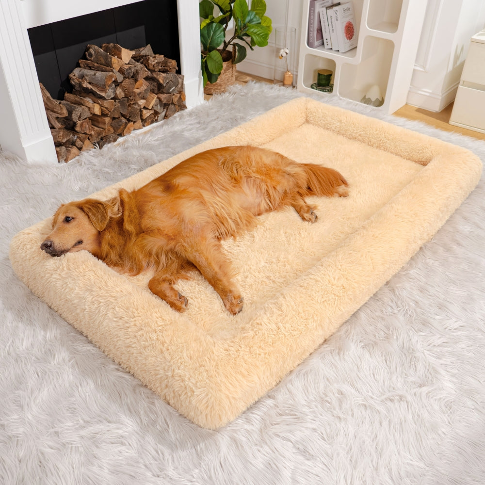 Letto ovale super grande di lusso per un sonno più profondo - letto per cani umani.