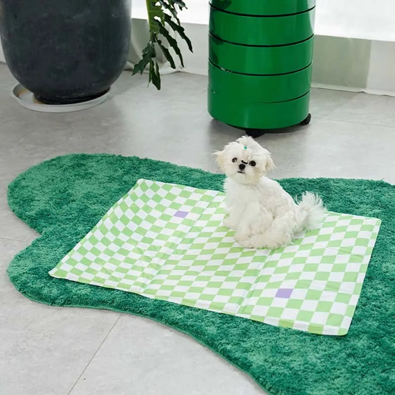 Tapis d'été pour animaux de compagnie Diamond, tapis de lit rafraîchissant pour chien