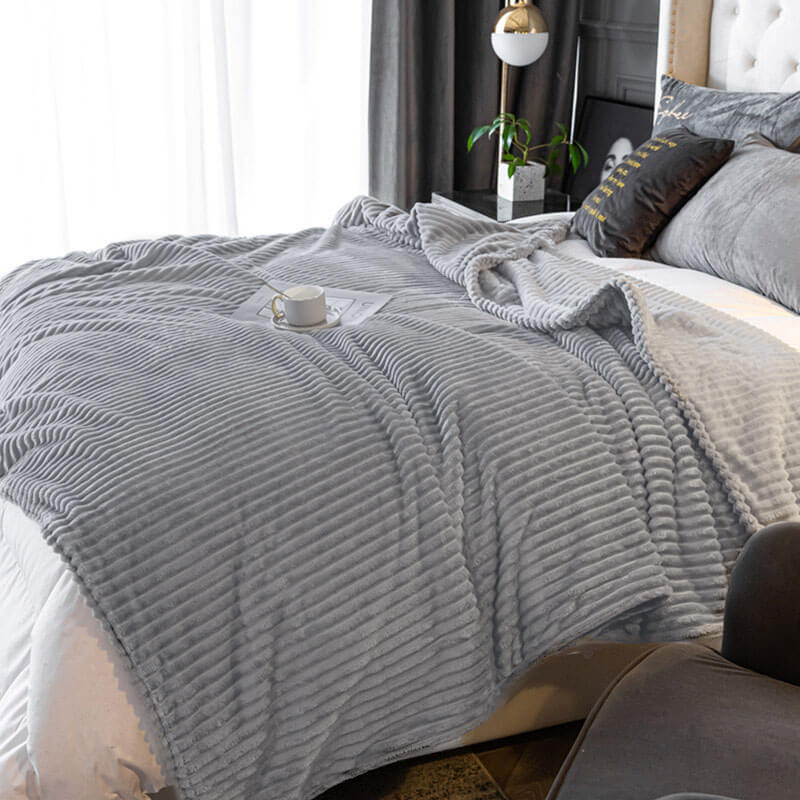 Coperta per divano letto double-face in velluto di latte