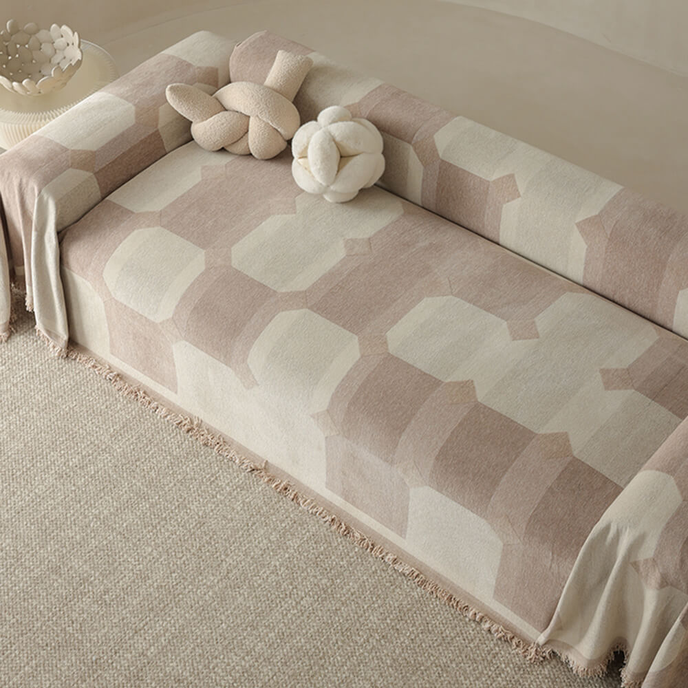 Copertura per divano in chenille resistente all'usura, copertura completa per divano.