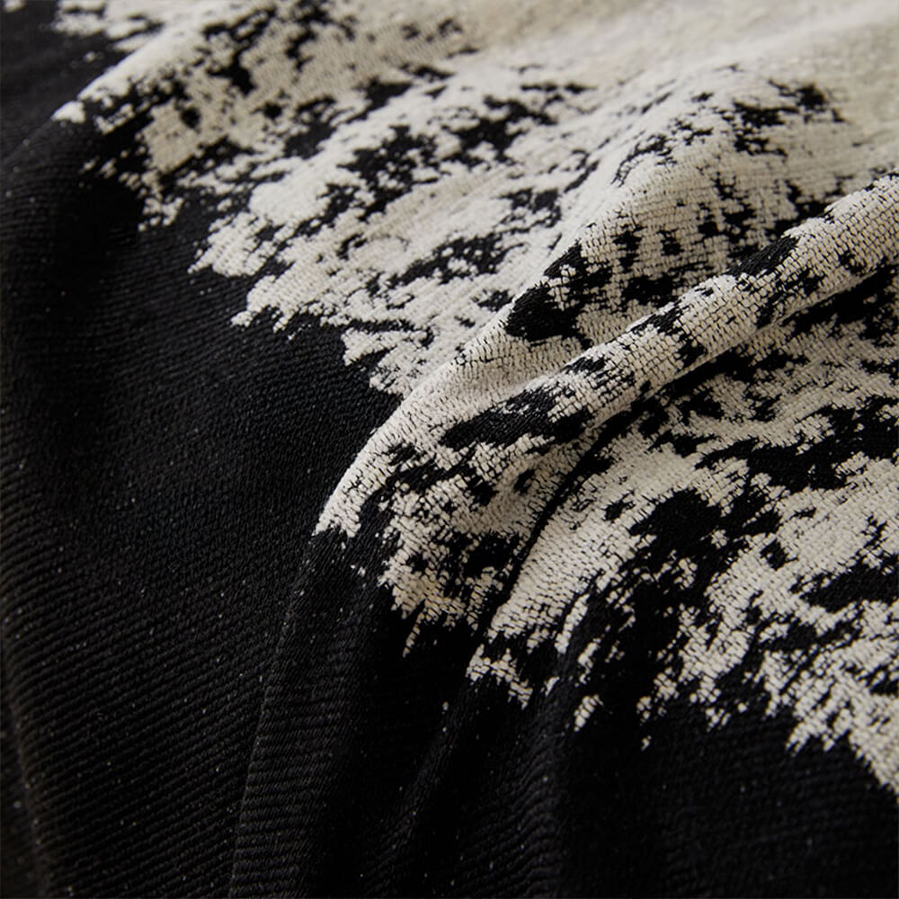 Copertura per divano in velluto corto chenille con motivo artistico
