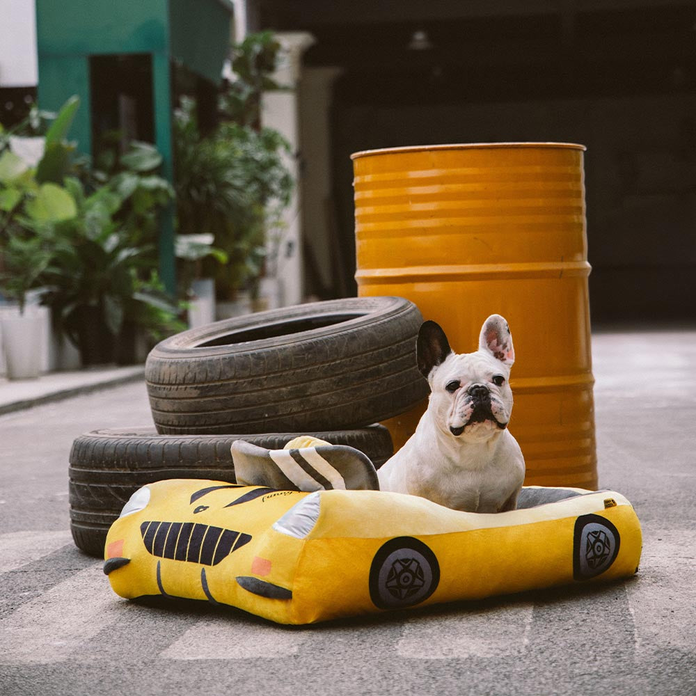 Letto per animali in forma di auto da corsa cabriolet classica - Fast＆Fur