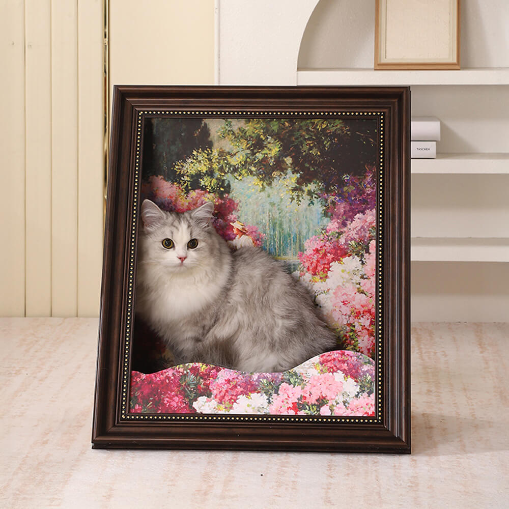 Artigianato Decorativo Ispirato alla Pittura ad Olio Classica Letto per Gatti Graffiato 3D