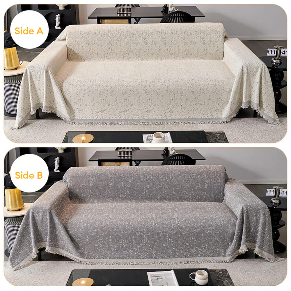Copertura per divano anti-graffio per gatti in chenille moderno minimalista a copertura totale