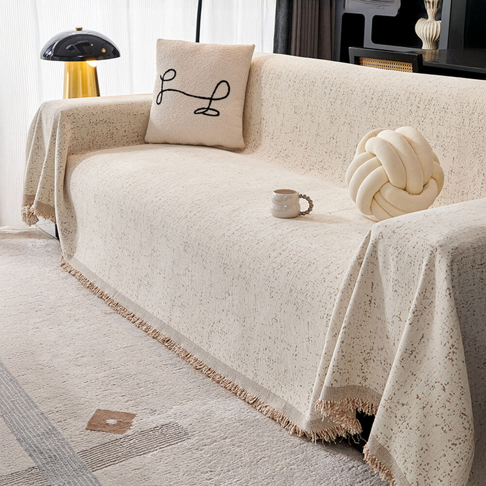 Copertura per divano anti-graffio per gatti in chenille moderno minimalista a copertura totale