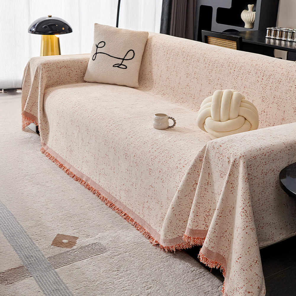Copertura per divano anti-graffio per gatti in chenille moderno minimalista a copertura totale