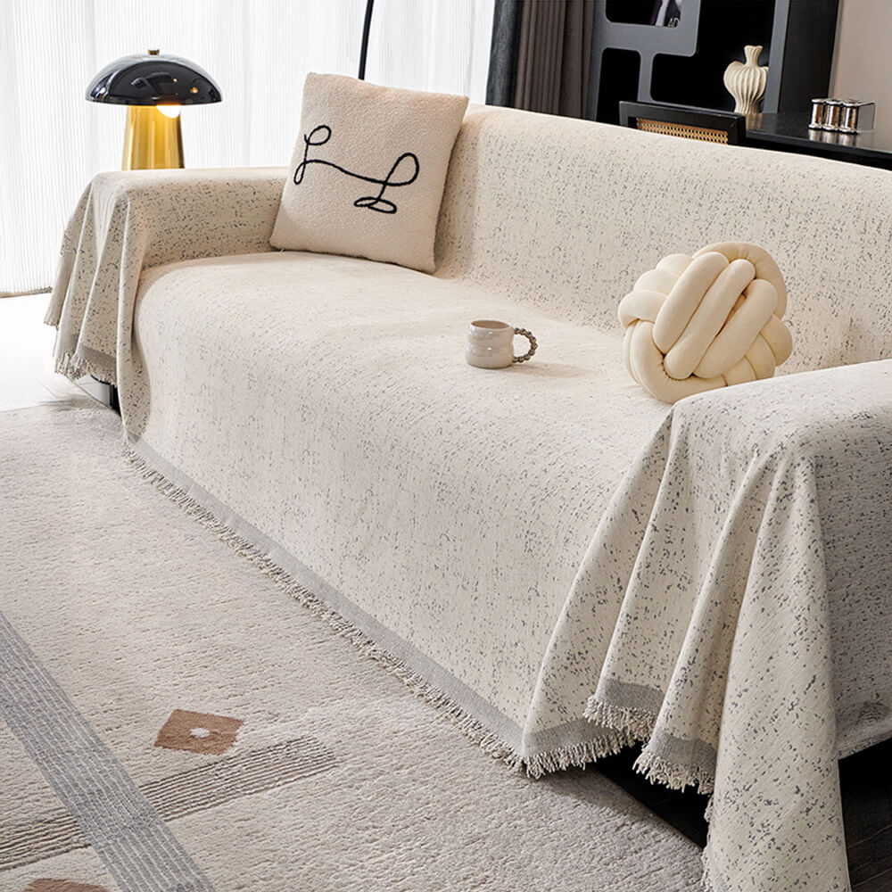 Copertura per divano anti-graffio per gatti in chenille moderno minimalista a copertura totale