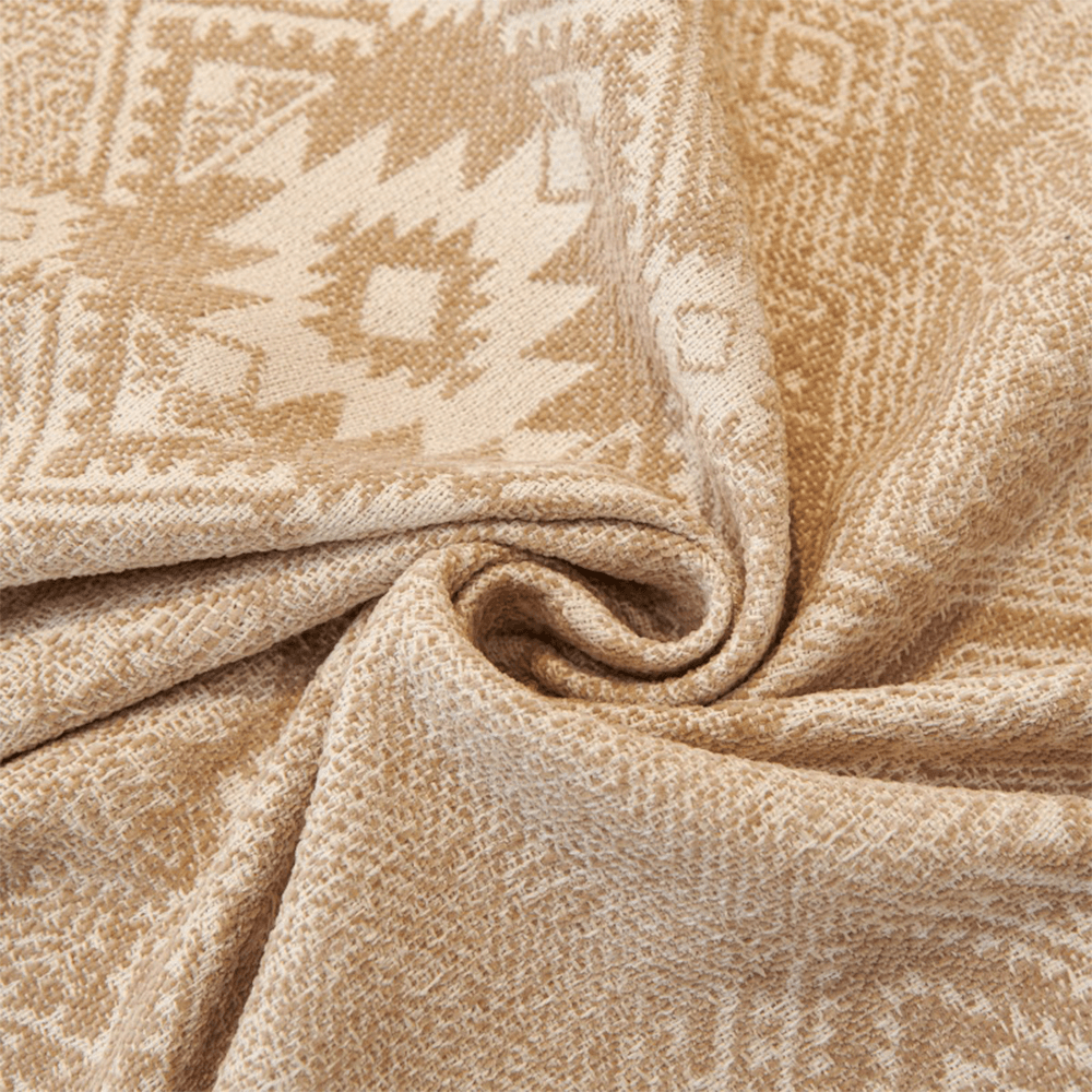 Copertura per divano reversibile in chenille con motivo marocchino, resistente ai graffi di gatto.