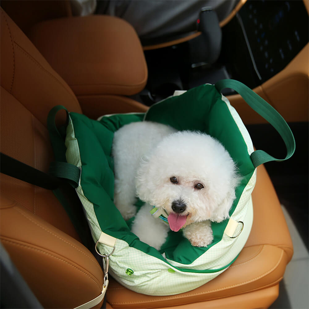 Zaino per seggiolino auto da viaggio per cani e gatti, portatile, impermeabile e pieghevole