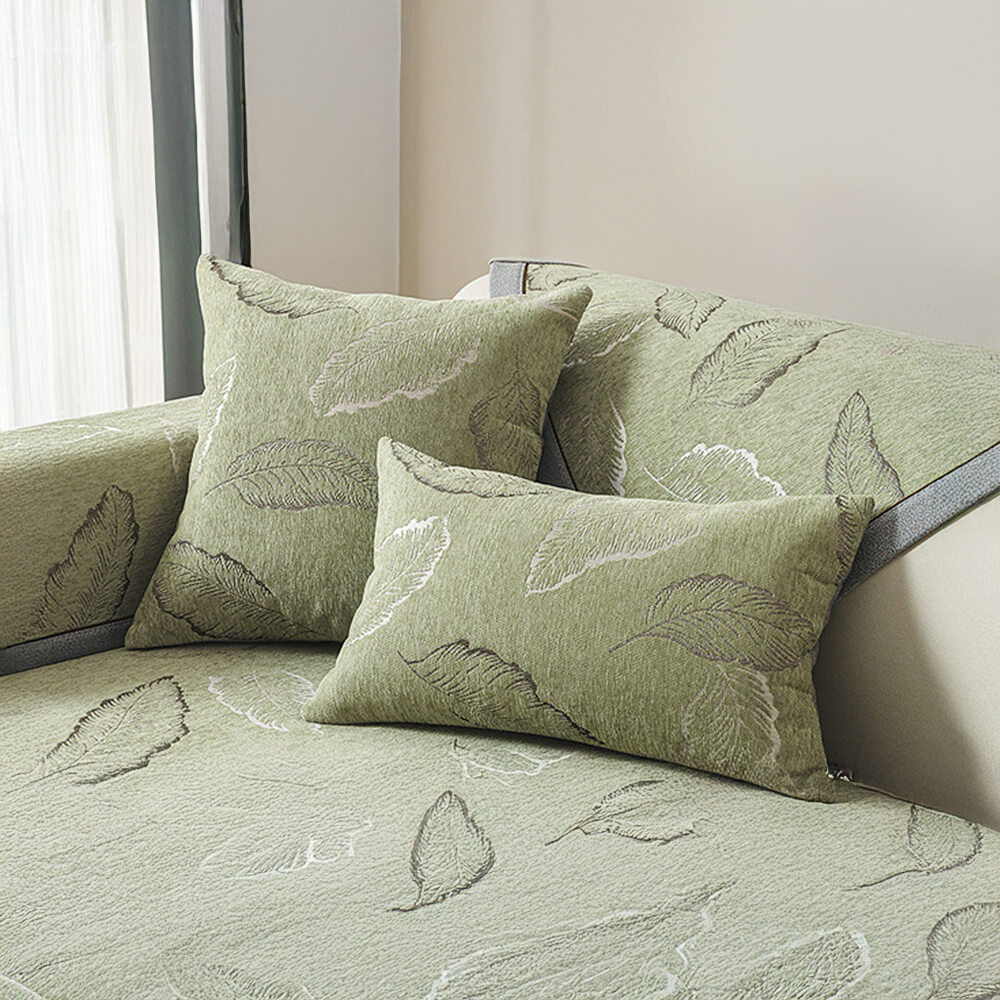 Copertura per divano antiscivolo in chenille con texture premium e resistente ai graffi