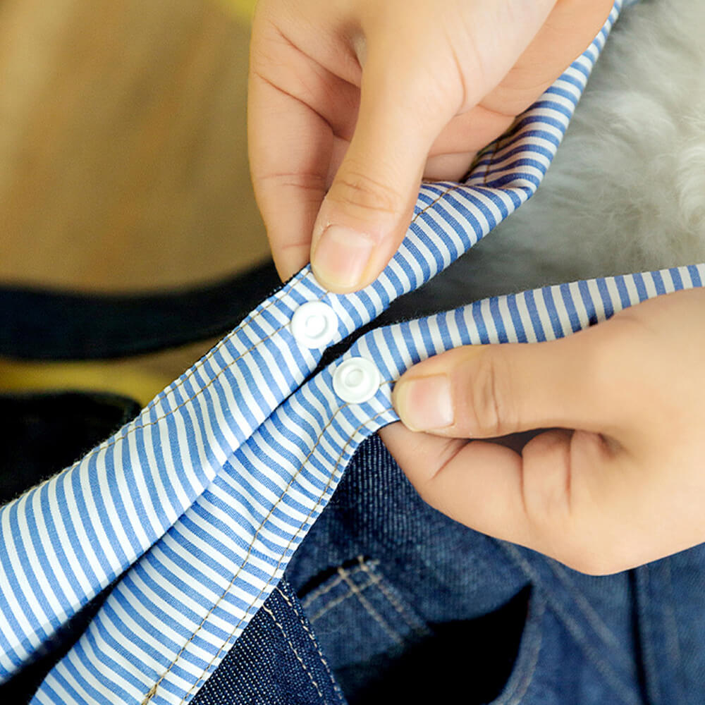 Borsa di sicurezza per cani e gatti con tasche spaziose e resistenti in denim