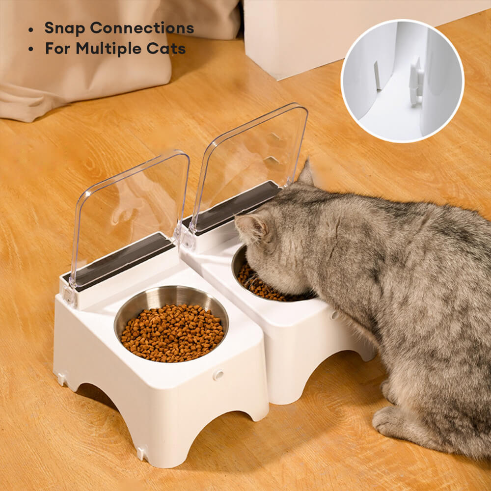 Alimentatore per animali con protezione antipolvere e induzione senza contatto.