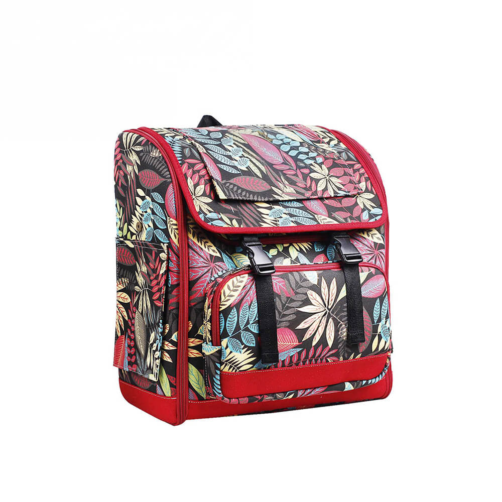 Zaino per gatti da viaggio portatile e comodo con stampa hawaiana alla moda