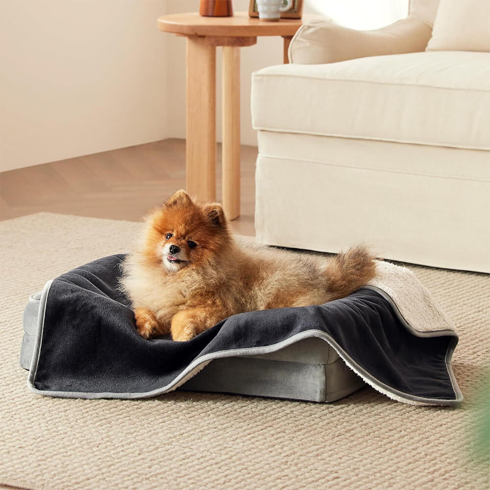 Plaid per animali in pile reversibile, accogliente e protettivo