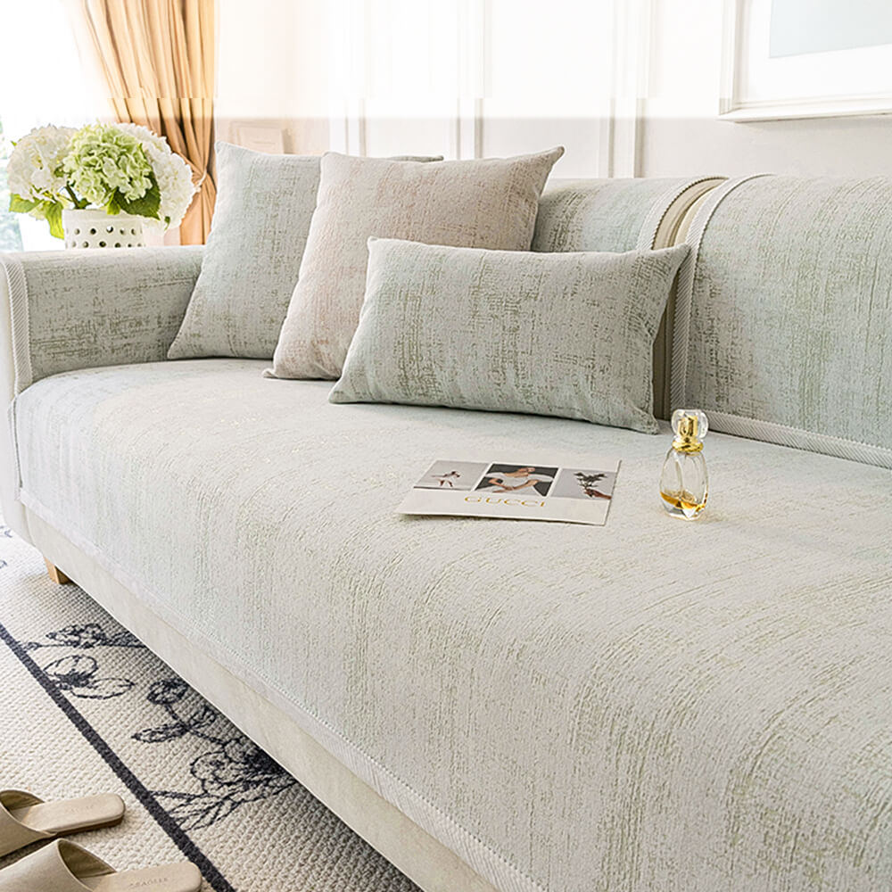 Copertura per divano in chenille spesso con texture di moda classica