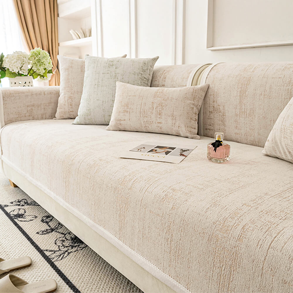 Copertura per divano in chenille spesso con texture di moda classica