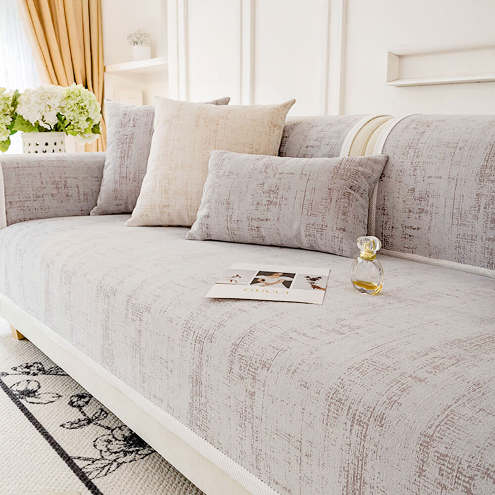 Copertura per divano in chenille spesso con texture di moda classica