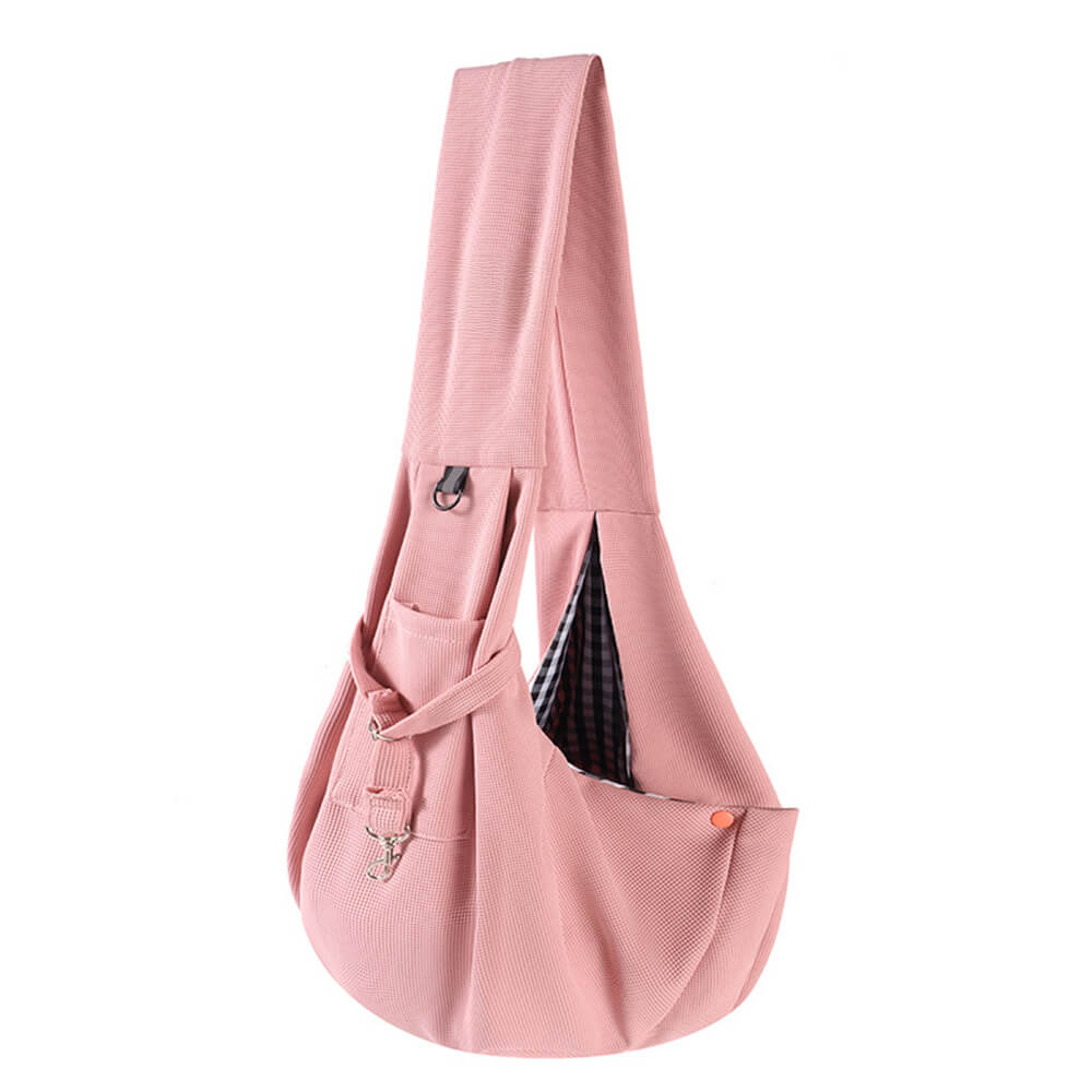 Borsa da viaggio portatile per cani e gatti Waffle traspirante